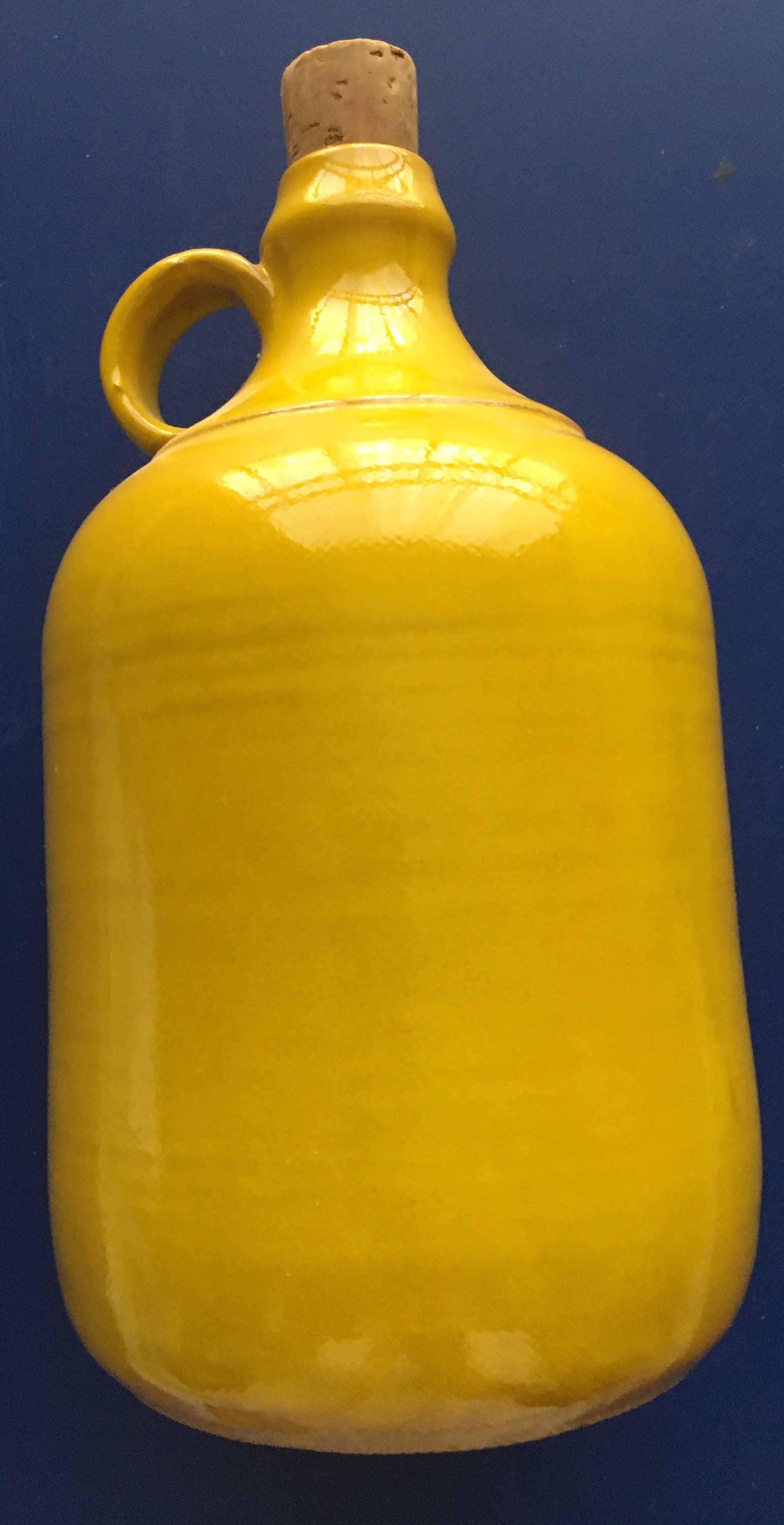 Vintage Yellow Jug Italia Cerámica Baldelli Etsy