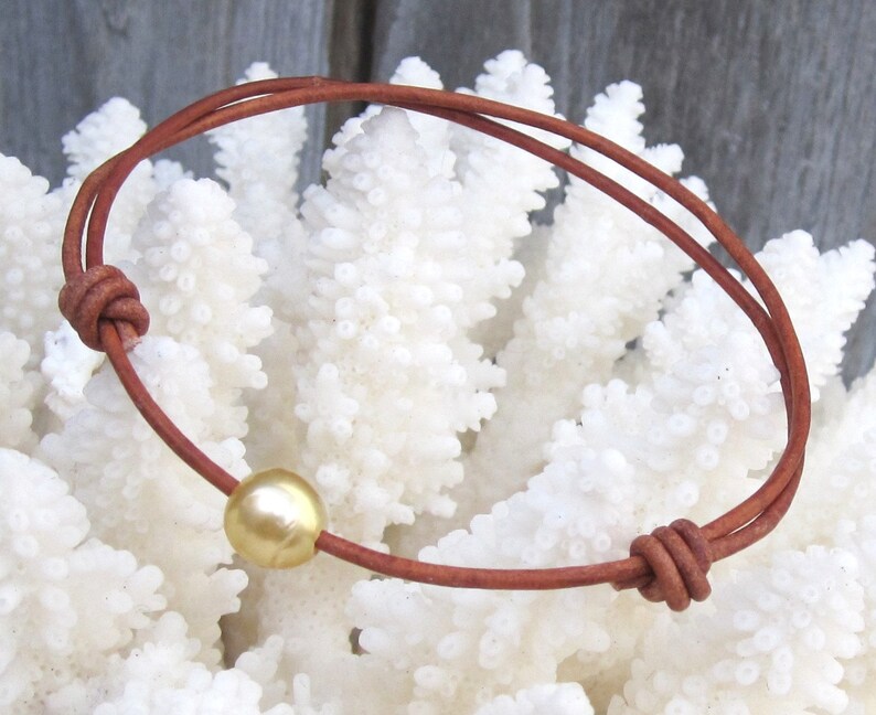 Anklet Woman Bracelet Leather Ankle Bracelet South Sea Etsy