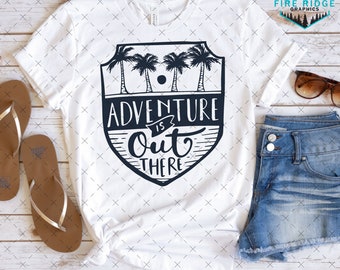 Adventure is Out There Beach SVG PNG Cut Files für T-shirts