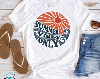Summer Vibes PACK of THREE (3) - svg png Cut Files für Cricut & Silhouette