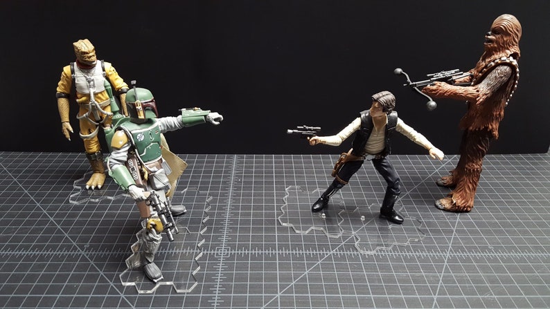 action figure stands 3.75