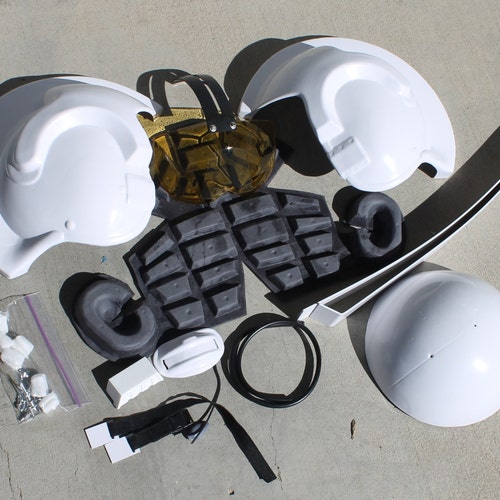 X Wing 'builder's Kit' Pilot Helmet Etsy