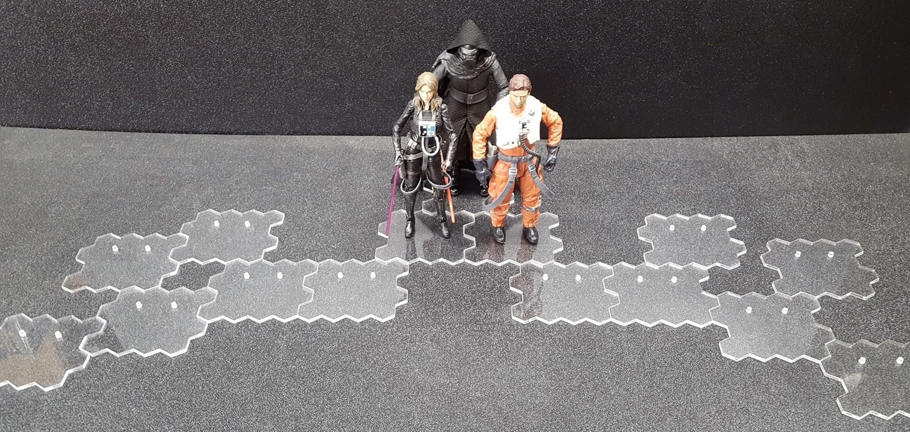 Action Figure Stands for SW BLACK SERIES 6"