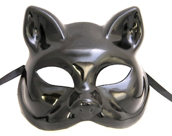 ibasenice 8pcs Pulp Blank Mask White Cat Mask Diy Cat