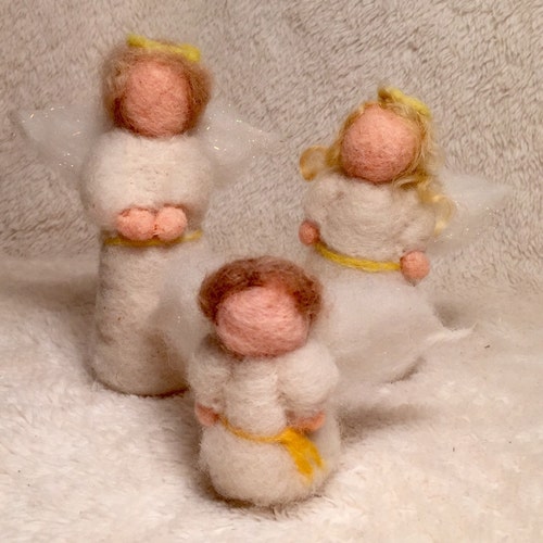 Kit Needle Felted Nativity.... Kings and Camels Etsy