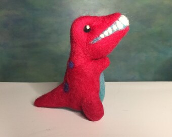 Kit: Needle Felted Baby Dinosaurs T-Rex