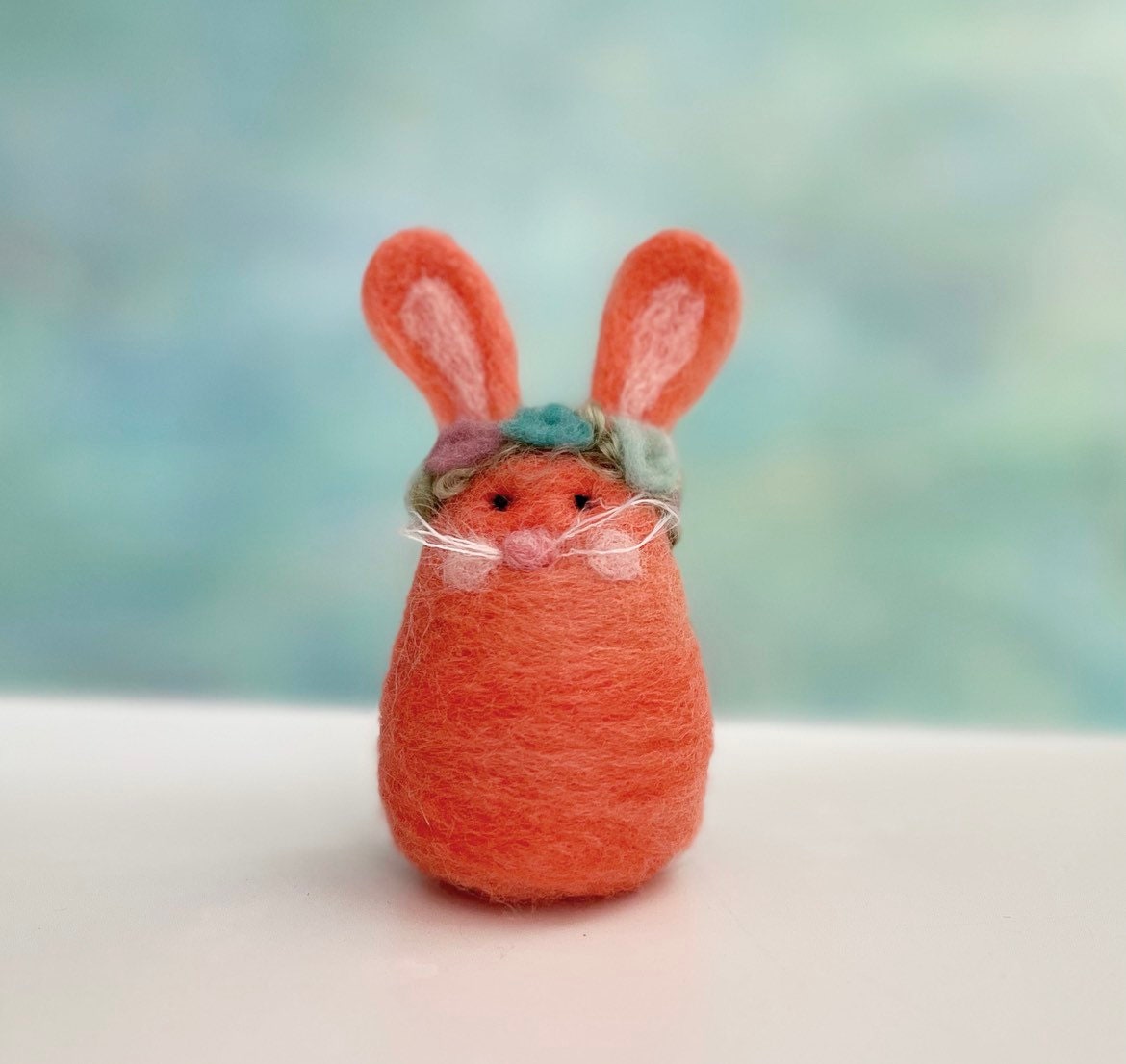 Kit: Needle Felted Spring Bunny - Etsy