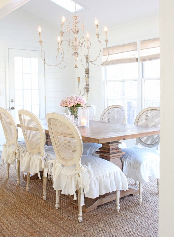 Long dining chair covers new arrivals