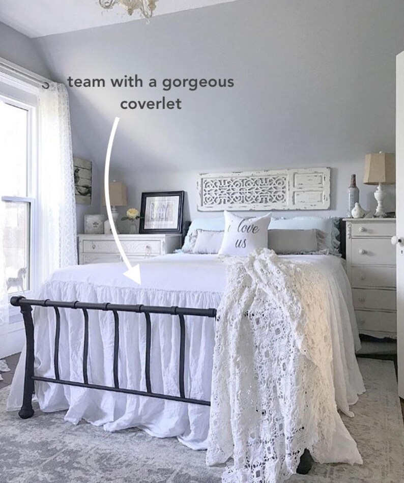 Ruffled Throw Ruffled Bed Throw Sofa Throw Slipcover Etsy