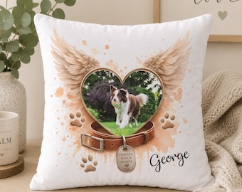 Personalised Dog Memorial cover pillow case custom gift | Pet Memorial Gift