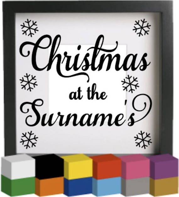 IKEA RIBBA Box Frame Personalised Vinyl Wall Art Grandchildren fill a space