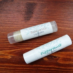Lip Balm All natural moisturizing, no chemicals, shea butter, coconut oil, vitamin E, peppermint or natural image 3