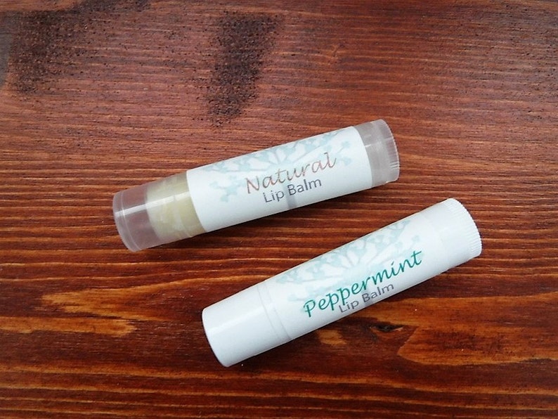 Lip Balm All natural moisturizing, no chemicals, shea butter, coconut oil, vitamin E, peppermint or natural image 3