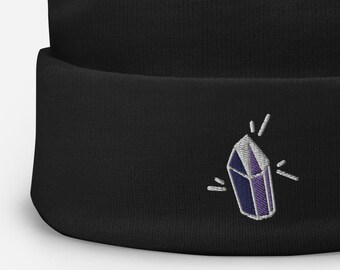 Amethyst Embroidered Beanie