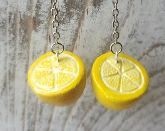 Lemon Halves! Fruit Series Earrings