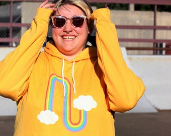 Rainbow Rainbow Unisex Sponge Fleece Pullover Hoodie