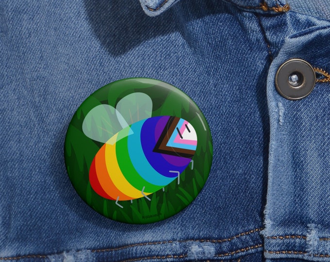 Bee Gay Button