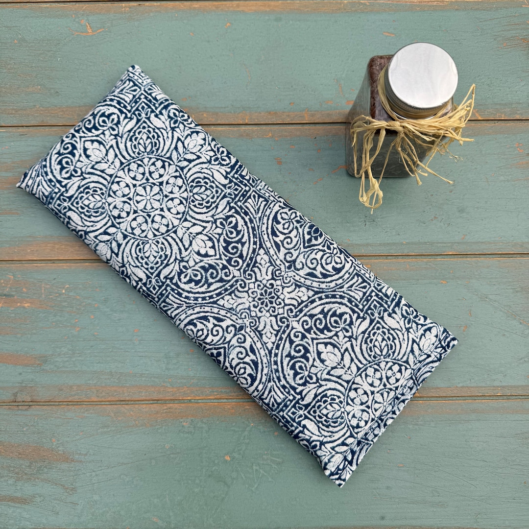 NEW Migraine Pillow, Giant Eye Pillow, One Pound Weighted Flaxseed Eye