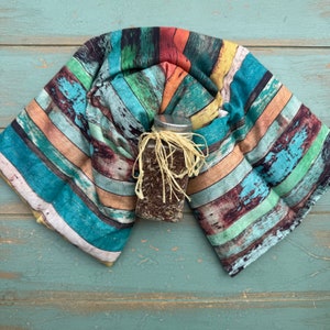 Aromatherapy Heating Pad, Flax Hot Pack, Rosemary Lavender or Eucalyptus Peppermint, Bed Warmer, Cramp or Pain Relief, Mother's Day Gift