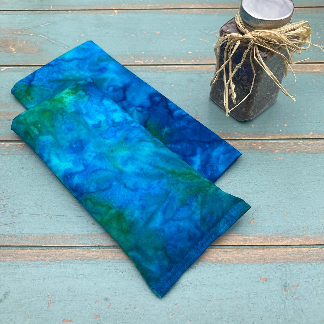Yoga Eye Pillow, Rosemary Lavender or Eucalyptus Peppermint Eye Pillow