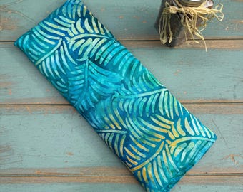 Migraine Pillow, Giant Eye Pillow, One Pound Weighted Flaxseed Eye Mask, Sinus Relief, Headache Relief, Anxiety Relief, Wellness gift