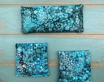 Yoga Trinity Set, Eye Pillow & ShaSha&#39;s, Aromatherapy Eye Pillow, Yoga Hand Weights, Rosemary Lavender eye pillow