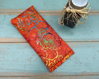 Eucalyptus Peppermint or Rosemary Lavender Eye Pillow, Flax Eye Pillow, Yoga Eye Pillow, Eye Mask, Spa, Massage, Sinus relief, wellness gift