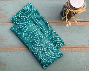 Eucalyptus Peppermint or Rosemary Lavender Eye Pillow, Flax Eye Pillow, Yoga Eye Pillow, Eye Mask, Spa, Massage, Sinus relief, wellness gift