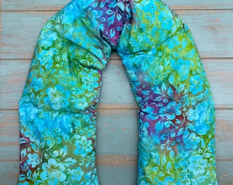 Aromatherapy Body Wrap, Rosemary Lavender, Eucalyptus Peppermint or unscented, Neck Warmer, Cancer Therapy, Wellness Gift, Weighted blanket