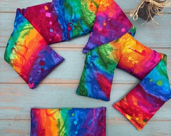 Envoltura para el cuello, hombros y/o almohada para los ojos con aroma a lavanda, romero, eucalipto y menta, sin perfume, paquete de calor, obsequio de condolencias, cuidado personal, masajes