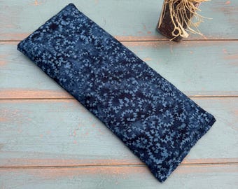 Migraine Pillow, Giant Eye Pillow, One Pound Weighted Flaxseed Eye Mask, Sinus Relief, Headache Relief, Anxiety Relief, Wellness gift