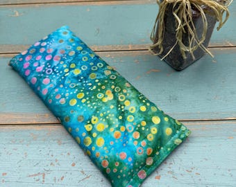 Eucalyptus Peppermint or Rosemary Lavender Eye Pillow, Flax Eye Pillow, Yoga Eye Pillow, Eye Mask, Spa, Massage, Sinus relief, wellness gift