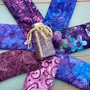 Lot of 5, 6 or 7 Rosemary and Lavender or Eucalyptus & Peppermint Flax Eye Pillows, Bulk Eye Pillows, Yoga Pillow, Aromatherapy Eye Pillow,