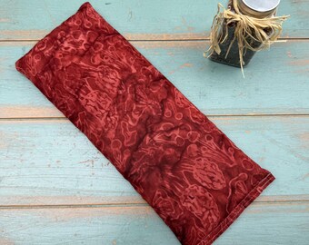 Migraine Pillow, Giant Eye Pillow, One Pound Weighted Flaxseed Eye Mask, Sinus Relief, Headache Relief, Anxiety Relief, Wellness gift