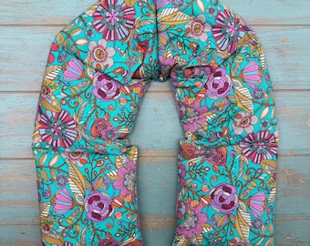 Aromatherapy Body Wrap, Rosemary Lavender, Eucalyptus Peppermint or unscented, Neck Warmer, Cancer Therapy, Wellness Gift, Weighted blanket