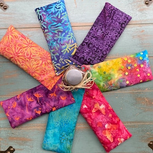 Lot of 5, 6 or 7 Flax Eye Pillows, Rosemary and Lavender or Eucalyptus & Peppermint Eye Pillows, Flax Eye Pillow, Wholesale Eye pillow, Yoga