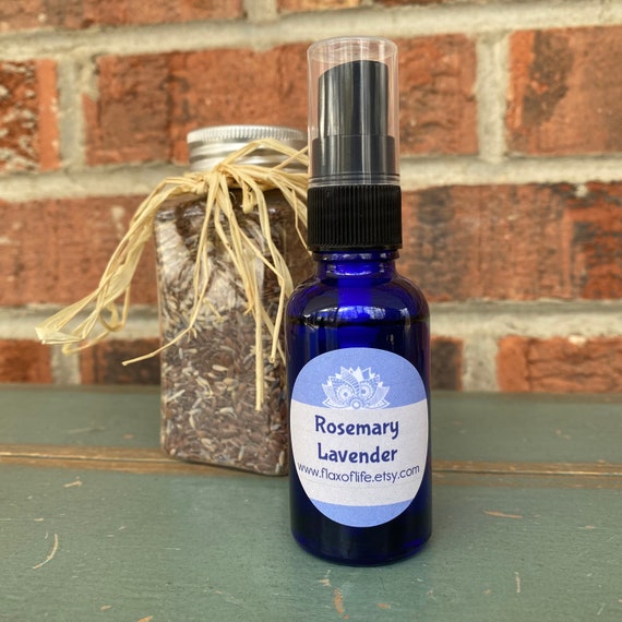 Essential Oil Spritzer, Rosemary Lavender or Eucalyptus Peppermint, 1 Ounce  Oil Spritzer, Neck Wrap Spray, Yoga Mat Spray, Eye Pillow Spray 