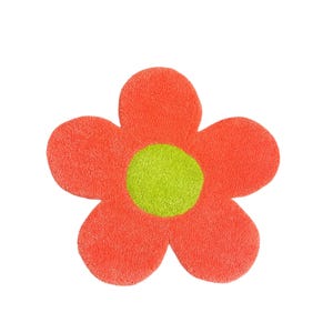 Unique handmade flower tufted flower rug