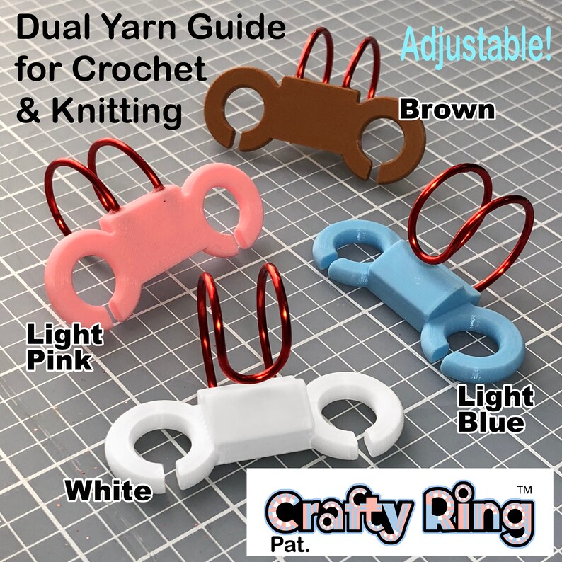 Crocheting/knitting Aide Yarn Guide Ring for Smooth Stranded Etsy
