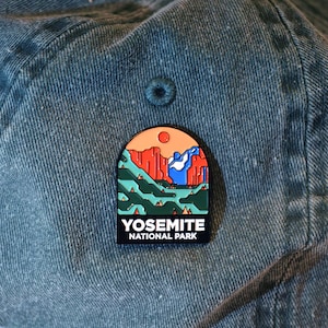 Yosemite National Park Soft Enamel Lapel Pin