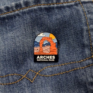 Arches National Park Soft Enamel Lapel Pin