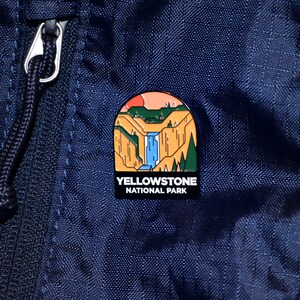 Yellowstone National Park Soft Enamel Lapel Pin