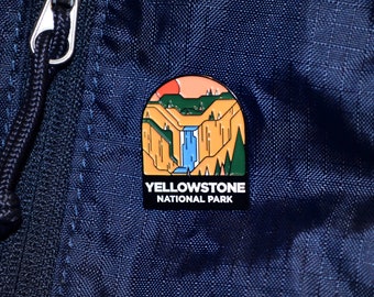 Yellowstone National Park Soft Enamel Lapel Pin