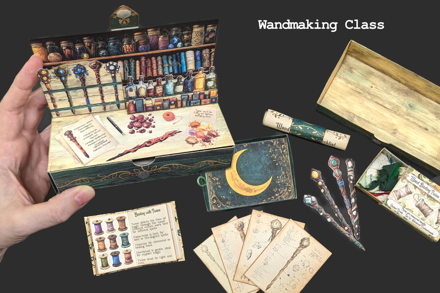 Brightwand Academy Junk Journal Kit Wizarding School | With Video ...