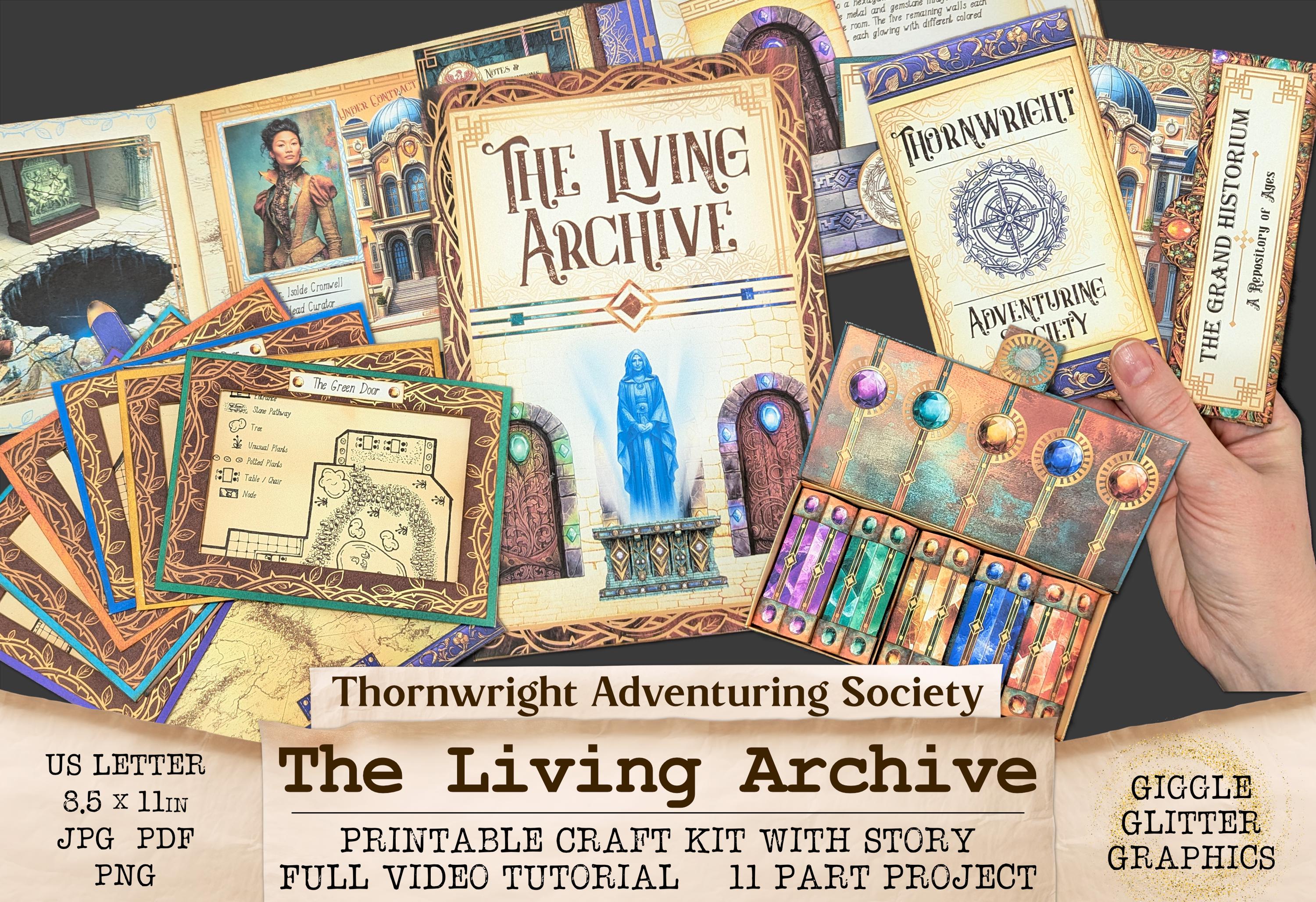 The Living Archive Junk Journal Style Kit | 11 Paper Craft Projects ...