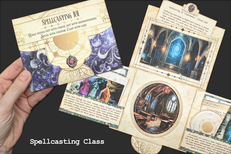 Brightwand Academy Junk Journal Kit Wizarding School | With Video ...