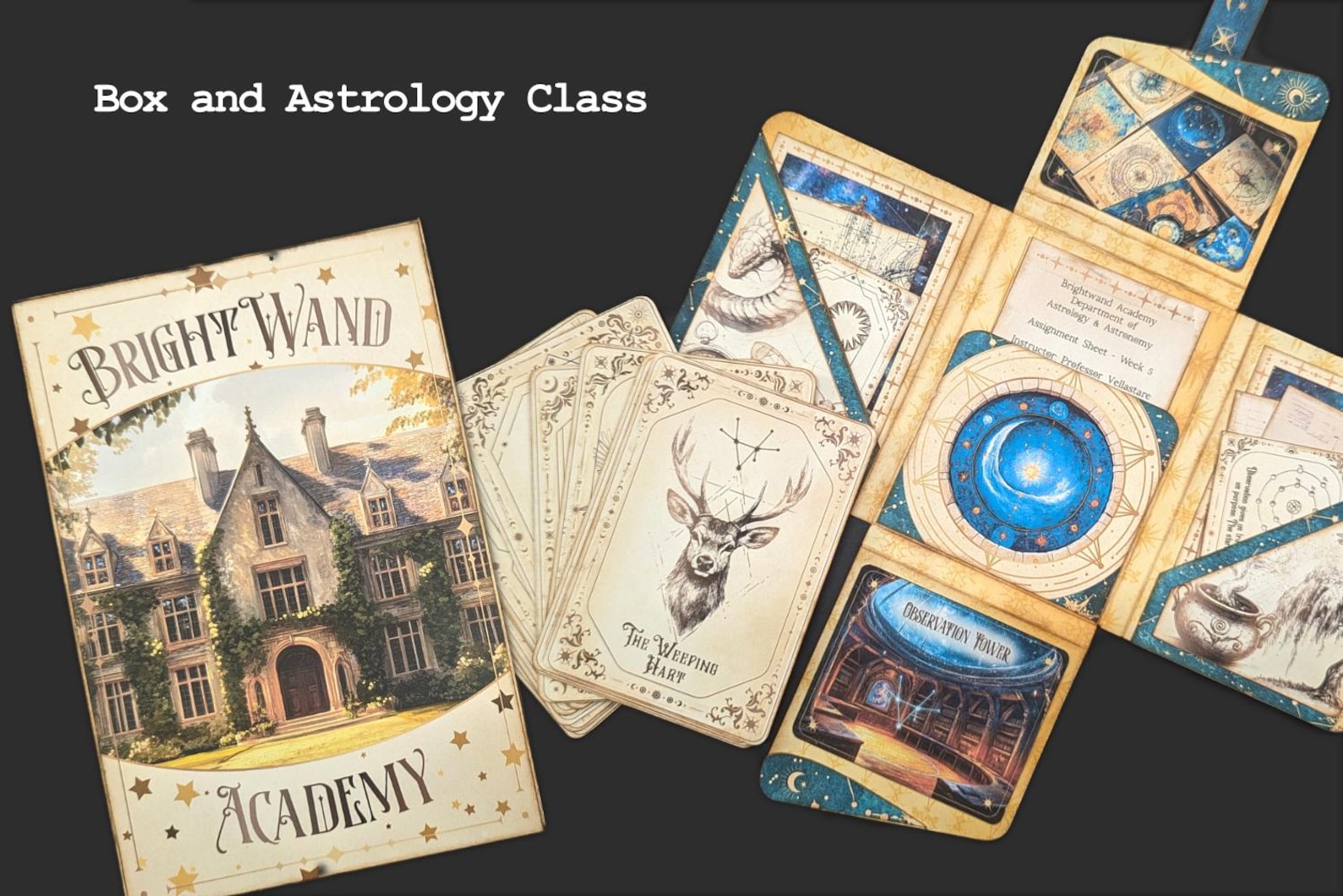 Brightwand Academy Junk Journal Kit Wizarding School | With Video ...