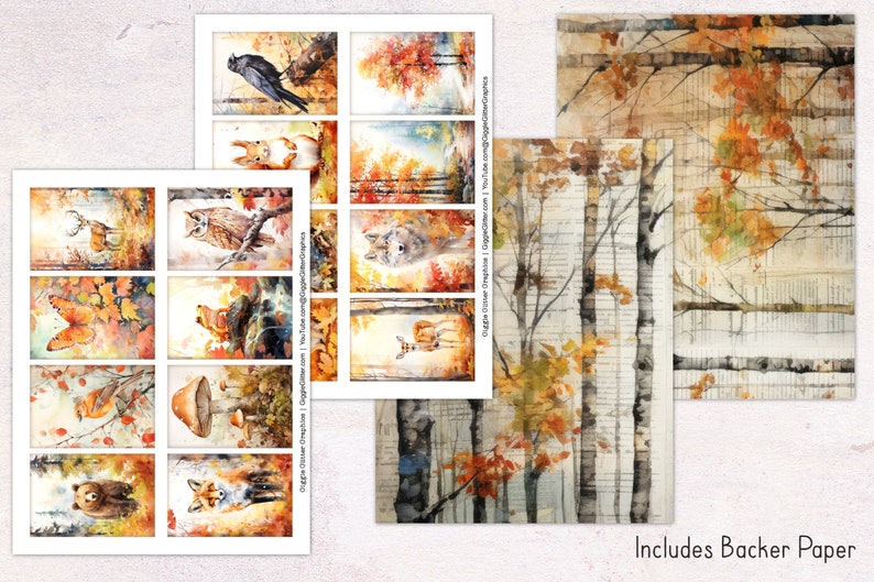 Fall Friends Journaling Cards for Junk Journals | Autumn Junk Journal ...