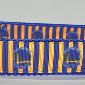 Dog collar  Golden State Warriors 1&quot;