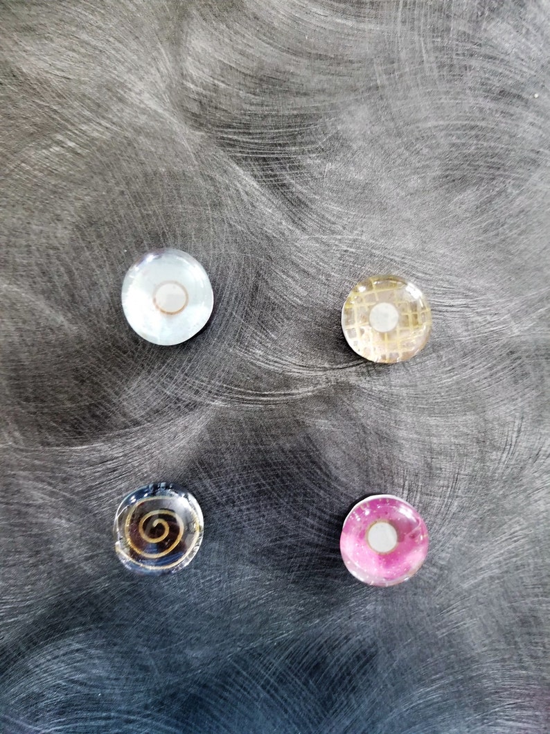 Sale Donut Magnet Set Set Of 4 Doughnut Decorative Glass Etsy